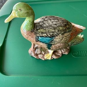 Vtg Ceramic bird duck. Great details. No visible chips or cracks.